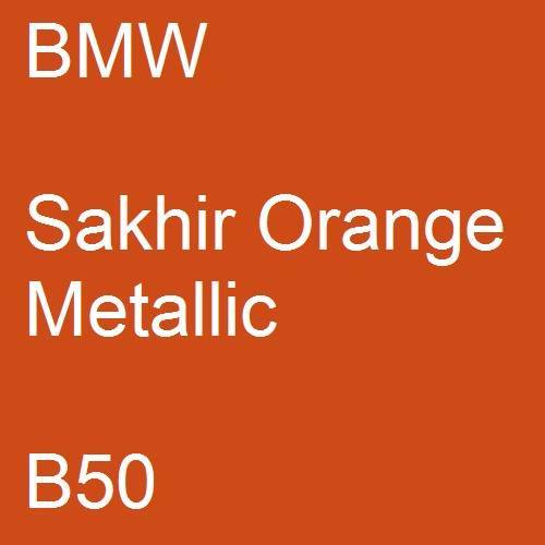 BMW, Sakhir Orange Metallic, B50.